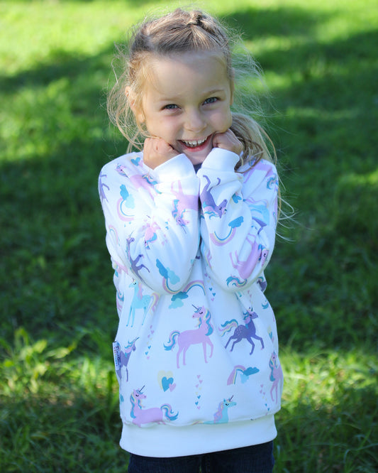 sweat licorne enfant