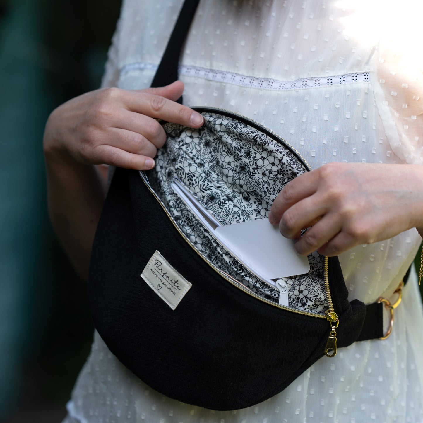 Sac banane Adulte 💫 Version velours ras 💫 à personnaliser