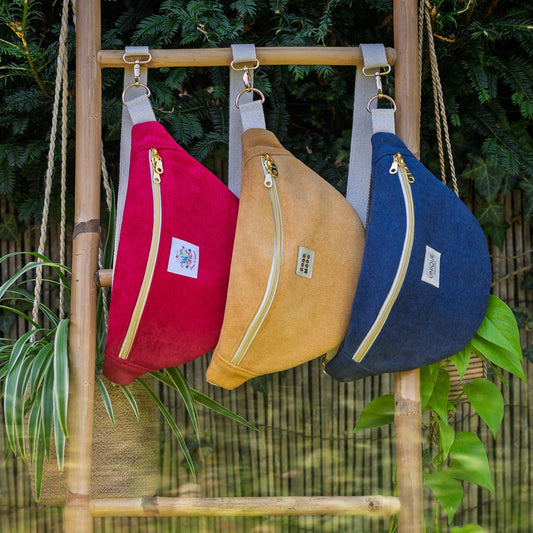 Sac banane Adulte 💫 Version velours ras 💫 à personnaliser